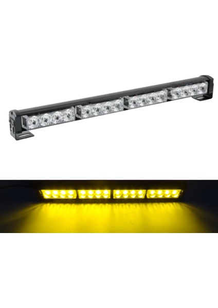 Çatı Çubuğu Işık Strobe Uyarı Işığı Strobe Işık Evrensel LED Araç Malzemeleri, Sarı Işık (Yurt Dışından)