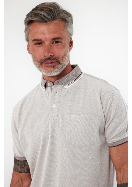 Erkek Basic Polo Yaka Kısa Kol Cepli Düz Yeşil Tişört fırsatları