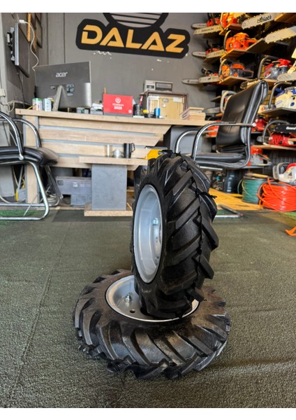 Dbk Dizel 6,5 Hp Çapa Makinası Uyumlu Dolgu Patlamaz Lastik Takımı fırsatları