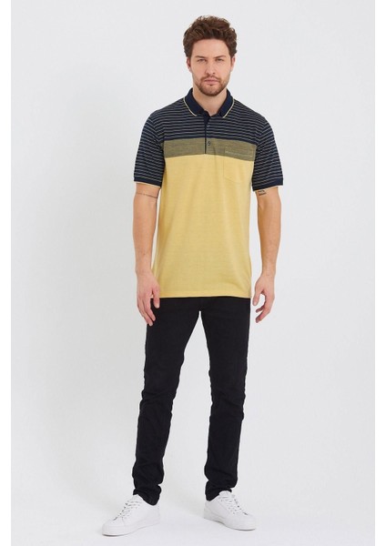 Erkek Desenli Basic Cepli Siyah Düz Polo Yaka Tişört modelleri