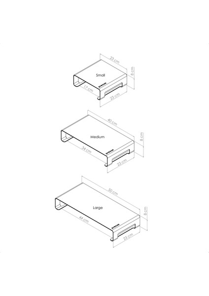 Riser Monitör Standı - Monitör Yükseltici