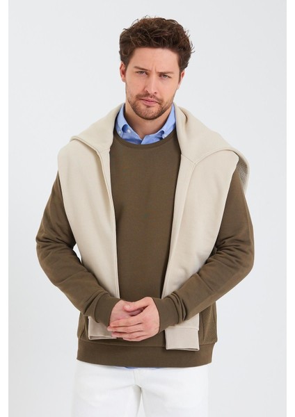 Erkek Bisiklet Yaka Uzun Kol Kışlık Siyah Sweatshirt indirimleri