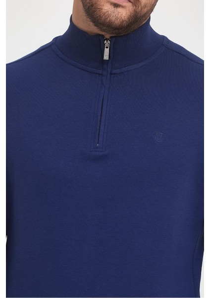 Erkek Kışlık Uzun Fermuarlı Dik Yaka Taş Sweatshirt fiyatları