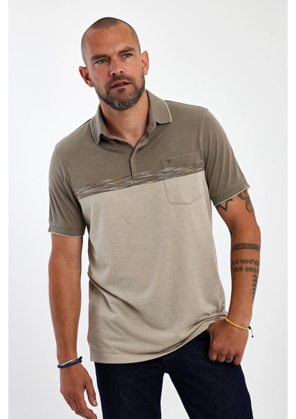 Erkek Basic Polo Yaka Cepli Kısa Kol Lacivert Tişört