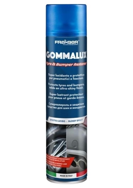 Gommalux Uzun Süreli Lastik Parlatıcı ve Koruyucu Sprey - 600 ml