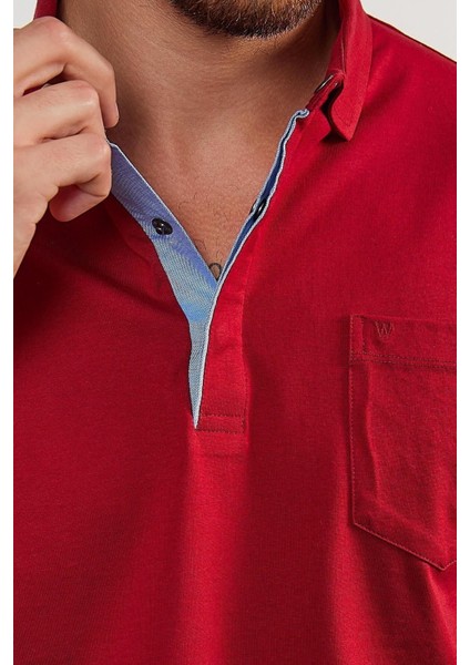 Erkek Basic Cepli Çıtçıtlı Dar Kahverengi Polo Yaka Tişört fiyatları