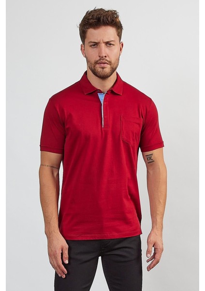 Erkek Basic Cepli Çıtçıtlı Dar Kahverengi Polo Yaka Tişört fırsatları