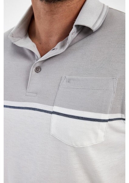 Erkek Basic Polo Yaka Cepli Düz Uzun Lacivert Tişört modelleri