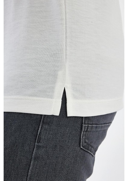 Erkek Basic Polo Yaka Cepli Düz Uzun Lacivert Tişört fırsatları