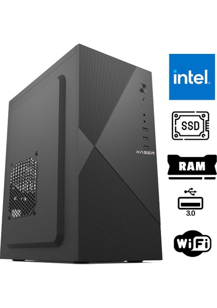 XSR1157 I7 2600 8gb Ram 128GB SSD Yok (Free Dos) Ofis Hazır Sistem