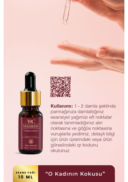 Mahrem O Kadın Afrodizyak Etkili Esans Yağı