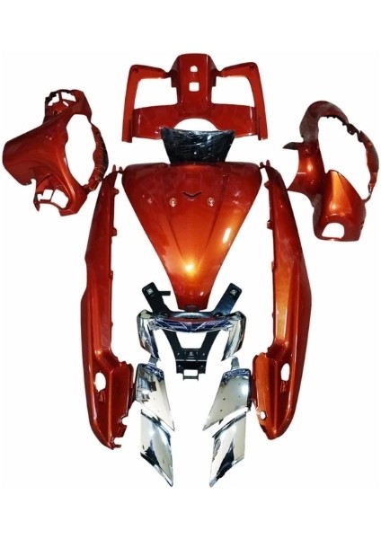 Tvs Jupiter 125 Kaporta Seti Turuncu 13 Parça