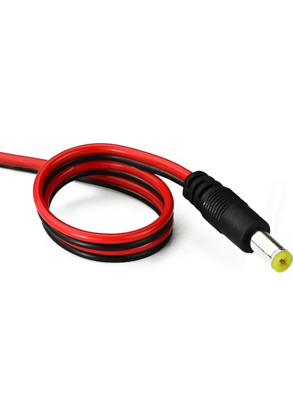 5.5x2.1 mm Erkek Dc Adaptör Kablosu 20 cm (50 Adet) - 12V Kamera LED Uyumlu Güç Kablosu fırsatları
