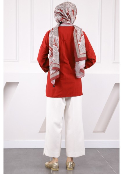 Bordo Yan Bağlamalı Kimono fırsatları