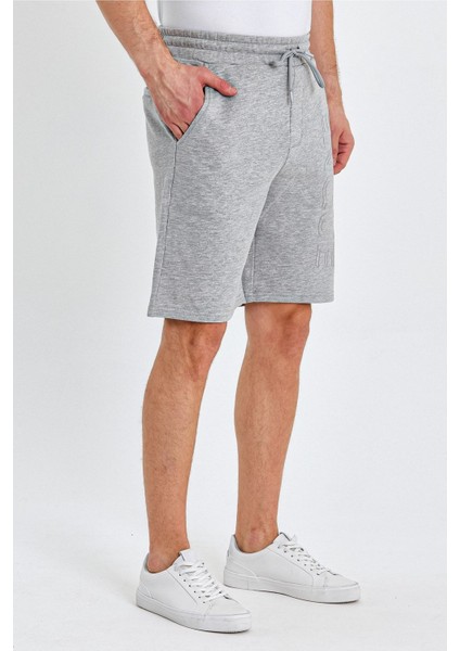 Erkek Lastikli Baskılı Cepli Klasik Kısa Siyah Şort indirimleri