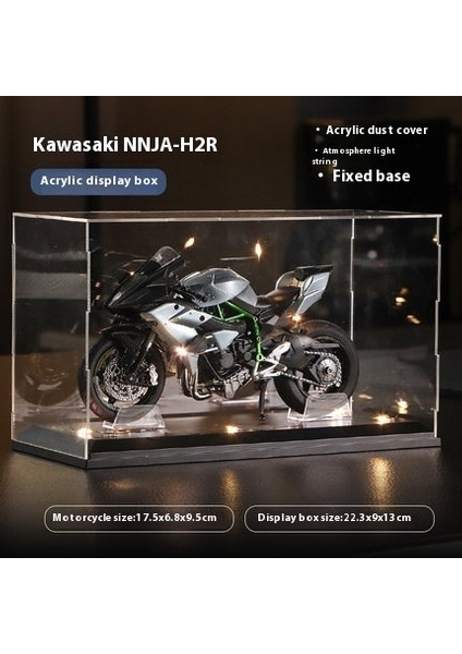 1:12 Ses ve Işık Şok Emicili Alaşım Motosiklet Modeli Motosiklet Koleksiyonu Süsleri (Yurt Dışından)