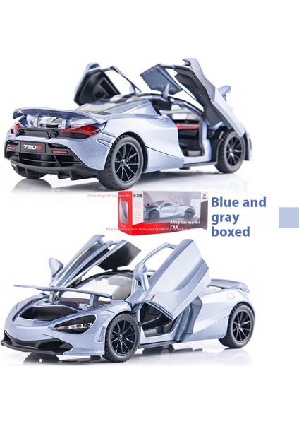 1:32 16CM Alaşım Araba Modeli Spor Araba Sedan Ses ve Işık Bumerang Kapı Açacağı Araba Modeli Koleksiyonluk Süs (Yurt Dışından)