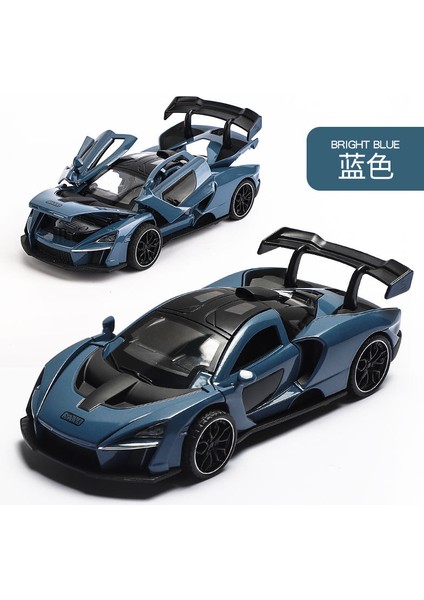 1:32 16CM Alaşım Araba Modeli Spor Araba Sedan Ses ve Işık Bumerang Kapı Açacağı Araba Modeli Koleksiyonluk Süs (Yurt Dışından)