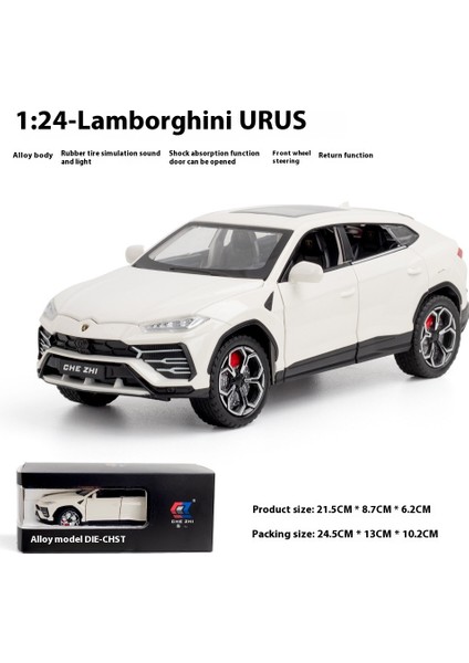 1:24 23CM Alaşım Model Araba Sürücü Kapısı Ses ve Işık Bumerang Araba Koleksiyon Süsleri (Yurt Dışından)