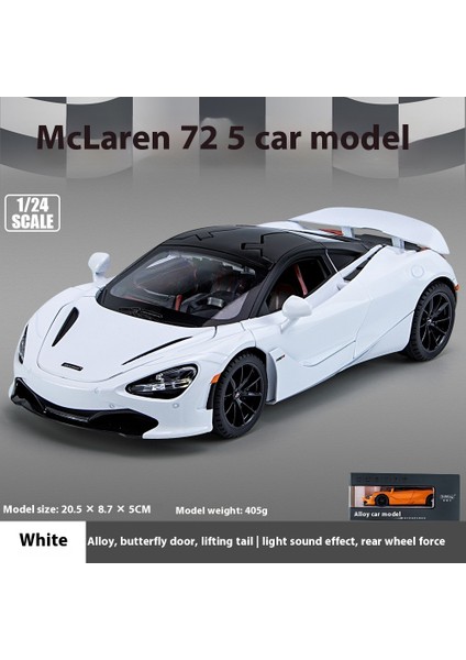 1:24 23CM Alaşım Araba Modeli Simülasyon Spor Araba Oyuncakları Sürücü Kapısı Ses ve Işık Modeli Araba Koleksiyonu Süsleri (Yurt Dışından)