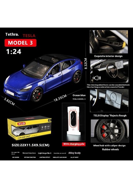 1:24 23CM Alaşım Araba Modeli Simülasyon Spor Araba Oyuncakları Sürücü Kapısı Ses ve Işık Modeli Araba Koleksiyonu Süsleri (Yurt Dışından)