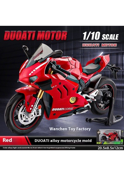 1:12 Alaşımlı Motosiklet Modeli Ses ve Işık Şok Emme Scooter Modeli Koleksiyonluk Süs (Yurt Dışından)