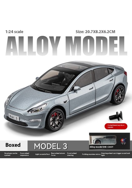 1:24 23CM Alaşım Model Araba Sürücü Kapısı Ses ve Işık Bumerang Araba Koleksiyon Süsleri (Yurt Dışından)