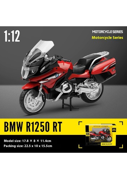 1:12 Alaşımlı Motosiklet Modeli Ses ve Işık Şok Emme Scooter Modeli Koleksiyonluk Süs (Yurt Dışından)
