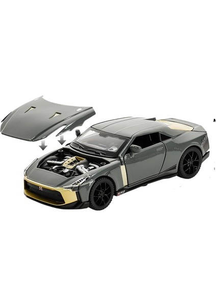 1:32 16CM Alaşım Araba Modeli Spor Araba Sedan Ses ve Işık Bumerang Kapı Açacağı Araba Modeli Koleksiyonluk Süs (Yurt Dışından)