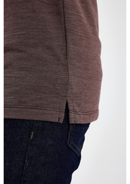 Erkek Basic Polo Yaka Kısa Kol Düz Açık Mavi Tişört fırsatları