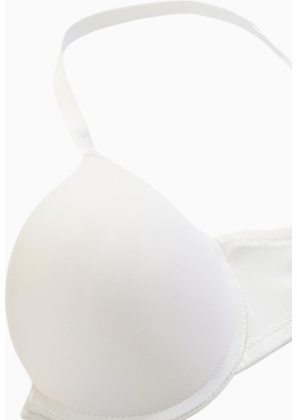 Andes Basic Mikro Kumaş Sütyen-Double Push Up Ekstra Dolgulu BALENLI-2527-BEYAZ