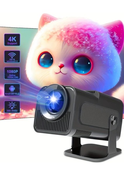 HY320 Model 4K Android Projeksiyon Cihazı, Android Projeksiyon, Projeksiyon Cihazı, 4K Projeksiyon