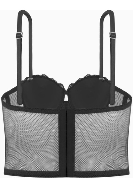 Fashion 2501 Rosali Soft Push Up Dolgulu Dantelli Büstiyer Sütyen Siyah fiyatları