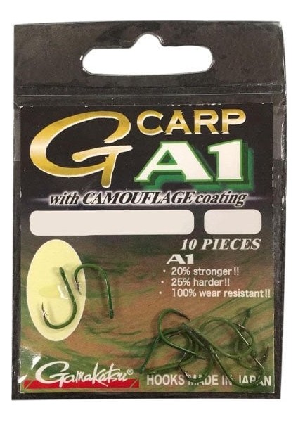 A1G-CARP Camogreen No:2 Sazan Balığı Olta Iğnesi 10ADET