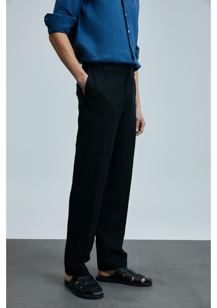 Bert Slim Fit Erkek Chino Pantolon Siyah (111190352) modelleri