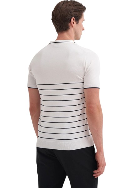 Erkek Regular Fit Polo Yaka Triko Tişört 3012 modelleri