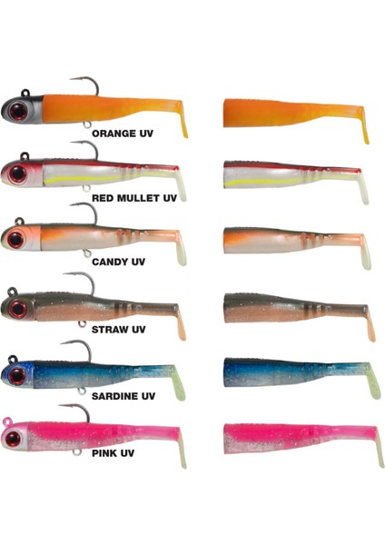 Seabor Lıly Shad 150GR 2+1 Silikon Yem Red Mullet Uv fiyatları
