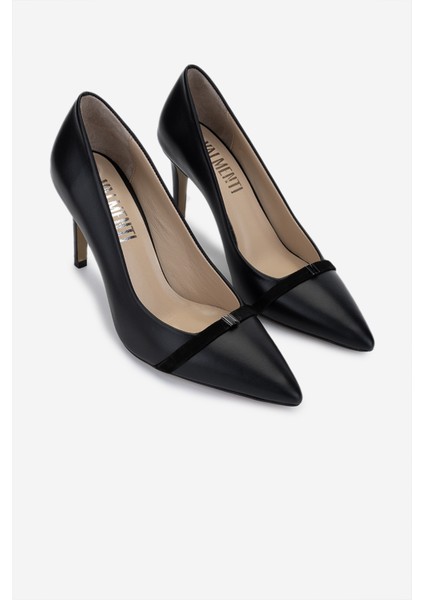 Kadın Hakiki Deri Siyah Deri Topuklu Ayakkabı 1027 252 Bn Ayk Y25 Sıyah Dr fiyatları