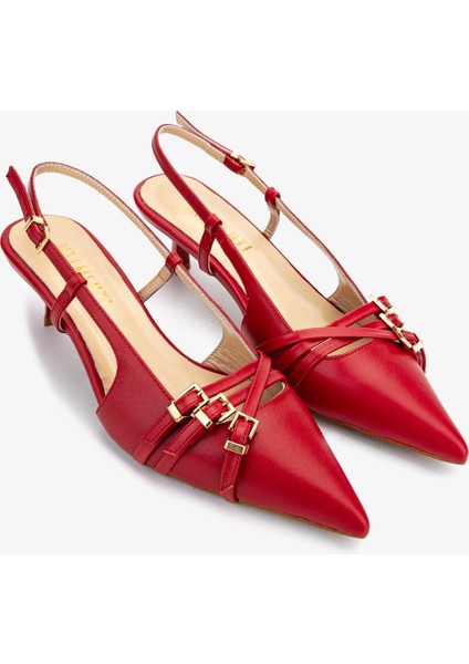 Kadın Kırmızı Topuklu Ayakkabı 1073 051 Bn Ayk Y25 Kırmızı Dr fiyatları