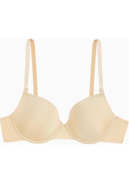 Alba - T shirt Bra Desteksiz Maksimum Kavrama ve Kusursuz Form - Tak Çıkar Askılı - Ten Rengi - 2535