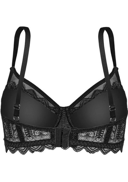 Dantelli Minimizer Sütyen - Yarı Sünger Destekli, Balenli - Fashion - 2483 - Siyah fiyatları