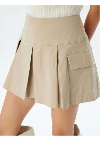 Pileli Kız Çocuk Mini Etek