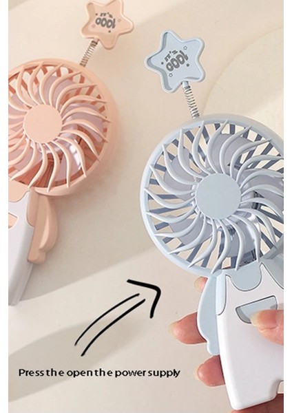 Sıcaklara Son Mini El Fanı Pratk Ve Kullanımı Kolay Mini Serinletici El Fanı