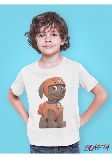 Paw Petrol Zuma Karakter Characters Çocuk Tişört T-Shirt