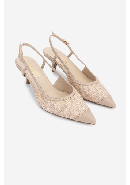 Kadın Bej Topuklu Ayakkabı 1073 1406 Bn Ayk Y25 Bej Hsr fiyatları
