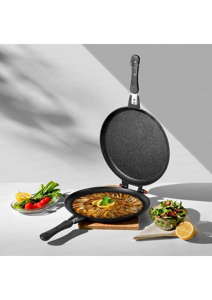 Alüminyum Döküm 30 Cm Balık Ve Börek Tavası