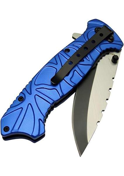 Kişiye Özel Lanmark Mavi Çakı M30B 21CM