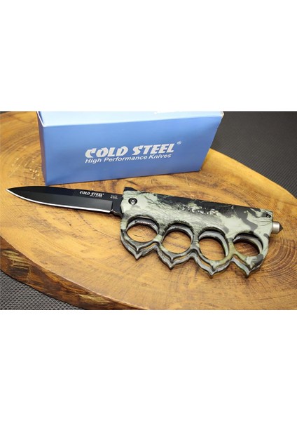 Cold Steel 20 cm Kamufulaj Renk Efsane Möştalı Çakı
