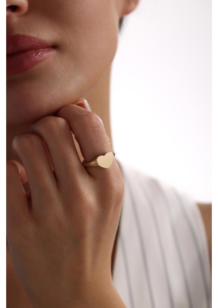 14 Ayar Kalpli Altın Yüzük