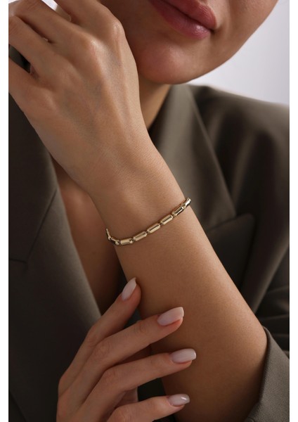 14 Ayar Silndir Altın Bileklik fiyatları